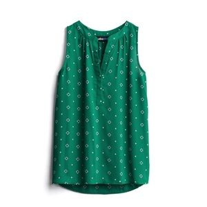 Simona Henley sleeveless blouse
